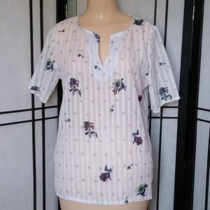 Super cute Sheer Blouse